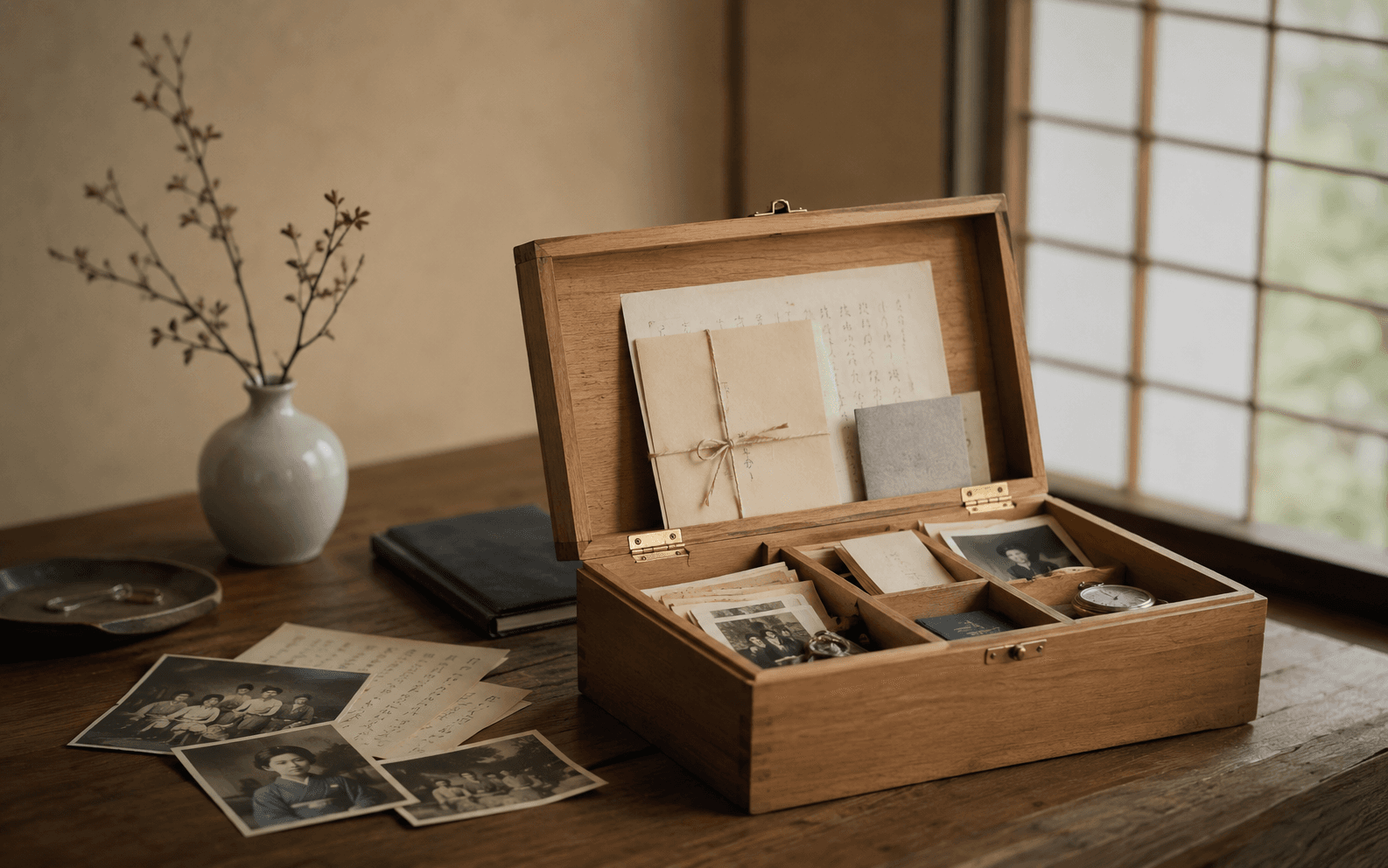 遺品をひとつずつ丁寧に仕分けている様子